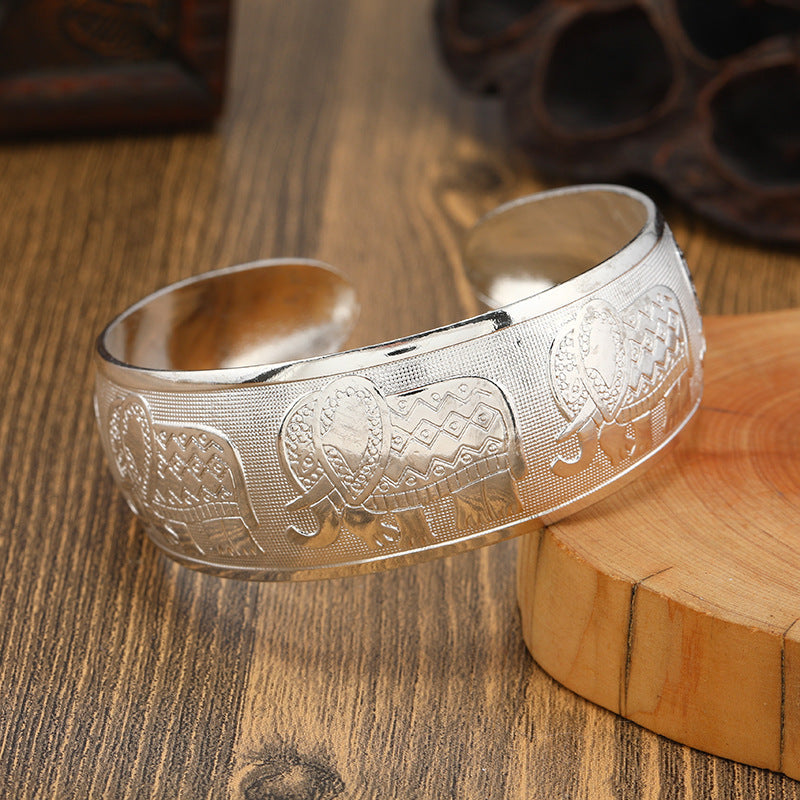 Wholesale Chinese Retro Silver Alloy Bracelets